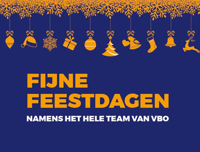 VBO wenst je fijne feestdagen!